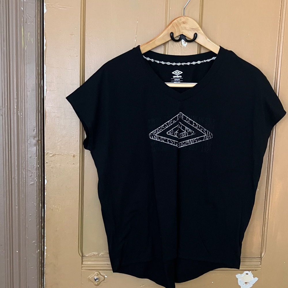 Umbro Women's Black Short Sleeve Tee